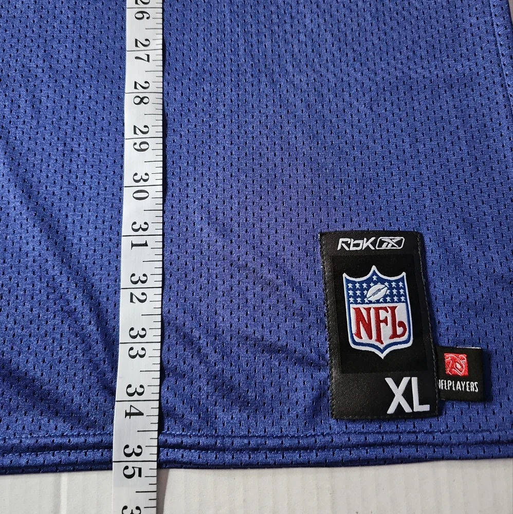 New York Giants Osi Umenyiora Reebok NFL Blue  Jersey Men's size XL Football - Picture 12 of 12